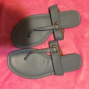 BLUE COACH JESSIE BUCKLE THONG